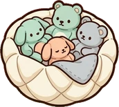 Pet beds and homes, a sticker from the The Nursery world