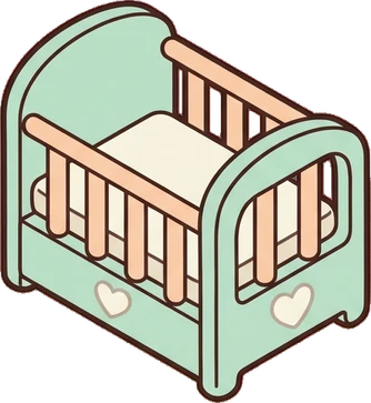 Cribs, a sticker from the The Nursery world