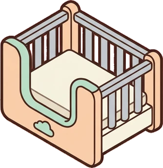 Cribs, a sticker from the The Nursery world