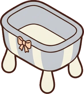 Cribs, a sticker from the The Nursery world