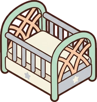 Cribs, a sticker from the The Nursery world