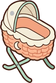 Cribs, a sticker from the The Nursery world