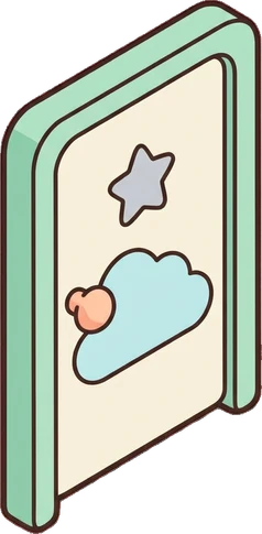 Doors, a sticker from the The Nursery world