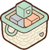 Baskets and floor things, a sticker from the The Nursery world