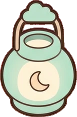 Baskets and floor things, a sticker from the The Nursery world