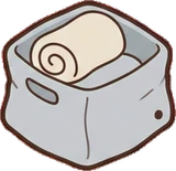Baskets and floor things, a sticker from the The Nursery world