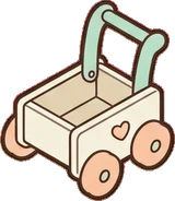 Baskets and floor things, a sticker from the The Nursery world
