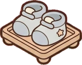 Baskets and floor things, a sticker from the The Nursery world