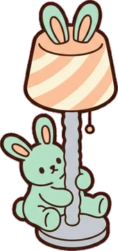 Floor lamps, a sticker from the The Nursery world