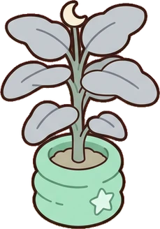 Floor plants, a sticker from the The Nursery world