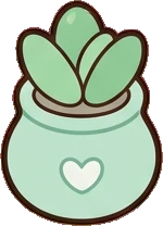 Small plants, a sticker from the The Nursery world