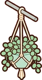 Small plants, a sticker from the The Nursery world