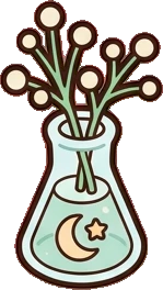 Small plants, a sticker from the The Nursery world
