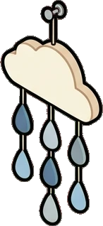 Garlands and hanging things, a sticker from the The Nursery world
