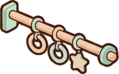 Garlands and hanging things, a sticker from the The Nursery world