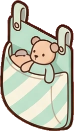 Garlands and hanging things, a sticker from the The Nursery world