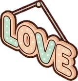 Garlands and hanging things, a sticker from the The Nursery world