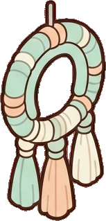 Garlands and hanging things, a sticker from the The Nursery world