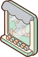 Mirrors, a sticker from the The Nursery world