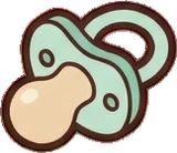 Little things, a sticker from the The Nursery world