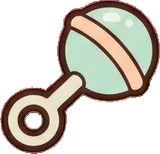 Little things, a sticker from the The Nursery world
