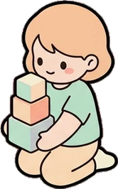 People sitting, a sticker from the The Nursery world