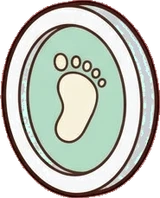 Shelf things, a sticker from the The Nursery world