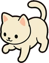 Cats and small animals, a sticker from the The Nursery world