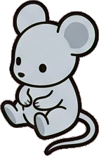 Cats and small animals, a sticker from the The Nursery world