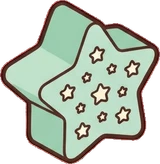 Candles and small lights, a sticker from the The Nursery world