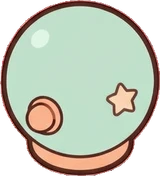 Candles and small lights, a sticker from the The Nursery world