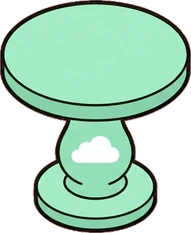 Tables for two, a sticker from the The Nursery world