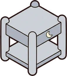 Tables for two, a sticker from the The Nursery world