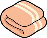 Cushions and blankets, a sticker from the The Nursery world