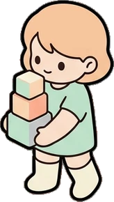 People standing, a sticker from the The Nursery world