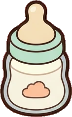 Food and drinks, a sticker from the The Nursery world