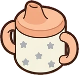 Food and drinks, a sticker from the The Nursery world