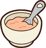 Food and drinks, a sticker from the The Nursery world