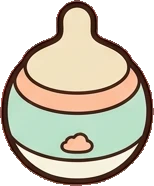 Food and drinks, a sticker from the The Nursery world