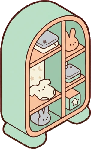 Wardrobes, a sticker from the The Nursery world