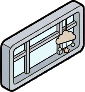 Windows, a sticker from the The Nursery world