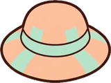 Bags, hats and shoes, a sticker from the The Nursery world