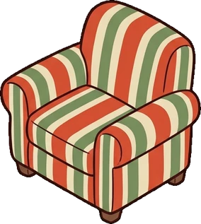 Armchairs, a sticker from the The Pizzeria world