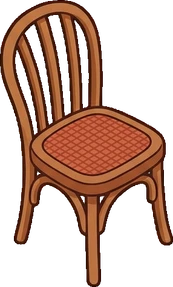 Chairs, a sticker from the The Pizzeria world