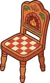 Chairs, a sticker from the The Pizzeria world