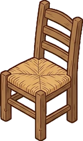 Chairs, a sticker from the The Pizzeria world