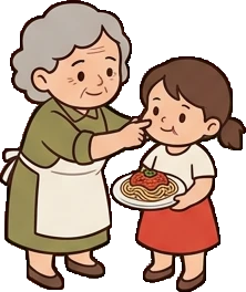 People together, a sticker from the The Pizzeria world