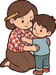People together, a sticker from the The Pizzeria world