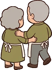 People together, a sticker from the The Pizzeria world