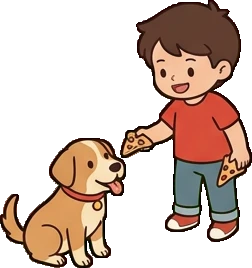 People together, a sticker from the The Pizzeria world